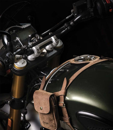 Tank Cover Brown for Triumph 400 cc - cafetwin