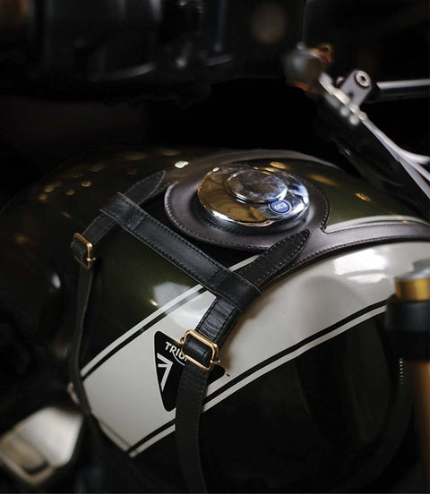 Paraserbatoio Nero per Triumph 400 cc - cafetwin