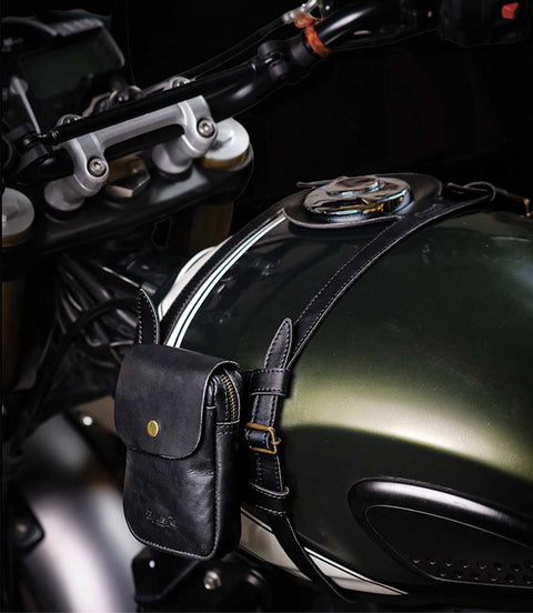 Paraserbatoio Nero per Triumph 400 cc - cafetwin