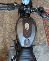 Paraserbatoio per HNTR 350 - Cafe Twin x Trip Machine Marrone - cafetwin