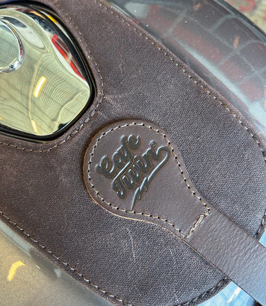 Tank Cover for HNTR 350 - Cafe Twin x Trip Machine Brown - cafetwin
