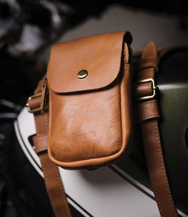 Tank Cover Vintage Tan for Triumph 400 cc - cafetwin