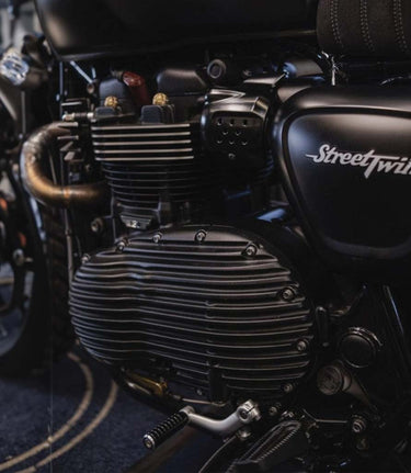 Pedale Cambio Nero Maggiorato 66 mm per Triumph - cafetwin