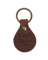 Portachiavi Moto Cafe Twin in Pelle - cafetwin