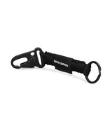 Keychain Royal Enfield "Ride More" braided nylon – Black - cafetwin