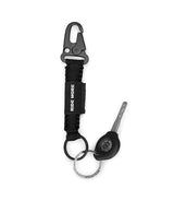 Keychain Royal Enfield "Ride More" braided nylon – Black - cafetwin