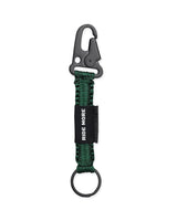 Royal Enfield "Ride More" woven nylon keyring – Green - cafetwin