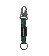 Nylon braided keychain Royal Enfield "Ride More" – Green - cafetwin