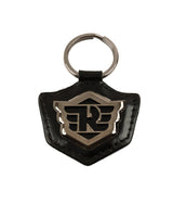 Royal Enfield Wing Logo Black Keyring - cafetwin