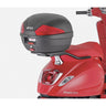 Porte-bagages Noir pour Vespa Primavera 50 - 125 - 150 (14 - 24) - GIVI - cafetwin