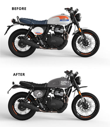 Cafe Twin Short Tail Tidy for Royal Enfield Bear 650 - cafetwin