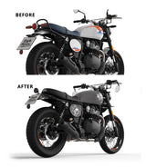 Portatarga Corto Cafe Twin per Royal Enfield Bear 650 - cafetwin