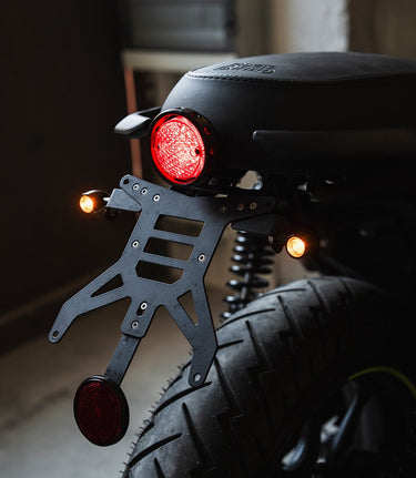 Portatarga Corto Cafe Twin per Royal Enfield HNTR 350 - cafetwin