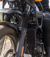 Protezione Radiatore per Himalayan 410 / Scram 411 Nera - Royal Enfield - cafetwin