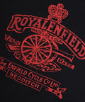 Felpa Royal Enfield Nera Girocollo Heritage - cafetwin