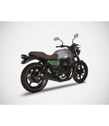 Exhausts for Moto Guzzi V7 850 (from 2021) Slip On - Zard - cafetwin