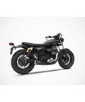 Scarichi per Moto Guzzi V9 Bobber/Roamer dal 2016 al 2019 - Slip - On "BIG" - Zard - cafetwin