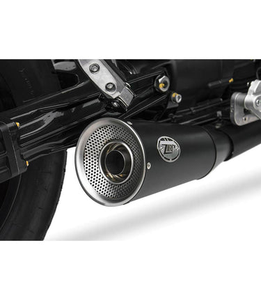 Exhausts for Moto Guzzi V9 Bobber/Roamer from 2016 to 2019 - Slip-On "BIG" - Zard - cafetwin