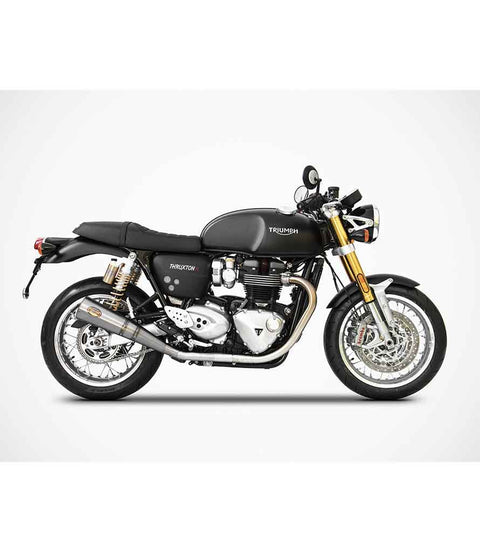 Scarichi per Thruxton - R 1200 (17 - 20) Slip On - Zard - cafetwin