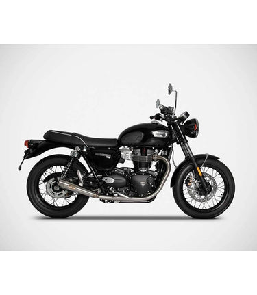 Exhausts for Triumph Bonneville T120 (21 - 23) Slip On - Zard - cafetwin