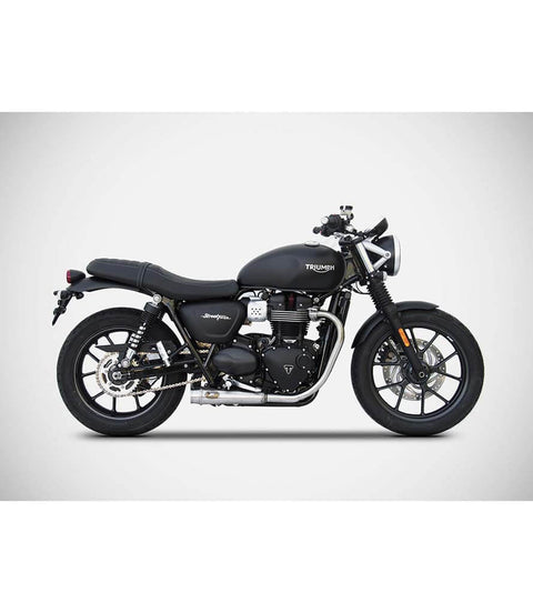 Scarichi per Triumph Street Twin 900 (16 - 20) Slip On - Zard - cafetwin