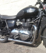 Exhaust Complete 2in2 for Bonneville EFI / Carb - Double Cross - Mass - cafetwin