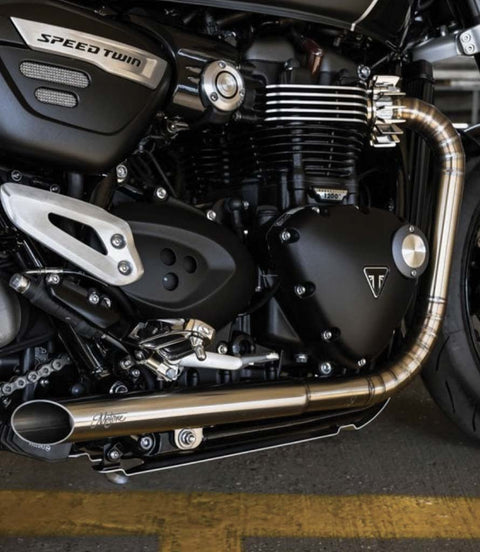 Scarico Completo Nautilus per Speed Twin 1200 / Thruxton 1200 - cafetwin