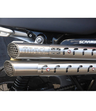 Échappement Complet Triumph Scrambler 1200 Euro 5+ - 2en2 Mohave - Mass - cafetwin
