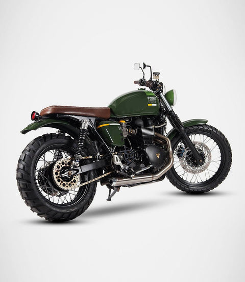 Scarico Cross per Triumph EFI - MAG - Zard - cafetwin