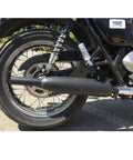 Scarico Moto Toga Nero per Bonneville T100 e T120 - cafetwin