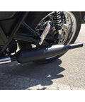 Scarico Moto Toga Nero per Bonneville T100 e T120 - cafetwin