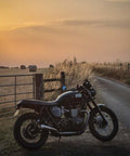 Scarico per Bonneville T100 Air Cooled - Saturn V Brushed - cafetwin