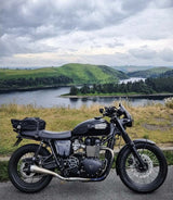 Échappement pour Bonneville T100 Air Cooled - Saturn V Brushed - cafetwin