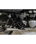 Scarico per Bonneville T100 Air Cooled - Saturn V Brushed - cafetwin