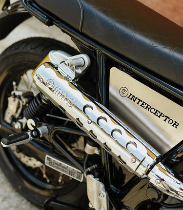 Auspuff für Interceptor / Continental GT 650 Cross Hoch - Cafe Twin x Mass Exhaust - cafetwin