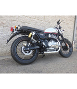 Exhaust for Interceptor / Continental GT 650 - Cross Low - Cafe Twin x Mass Exhaust - cafetwin