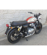 Exhaust for Interceptor / Continental GT 650 - Cross Low - Cafe Twin x Mass Exhaust - cafetwin