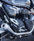 Scarico per Speed Twin 1200 - Thruxton 1200 - Saturn V Brushed - cafetwin