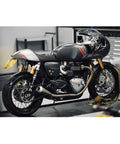 Scarico per Speed Twin 1200 - Thruxton 1200 - Saturn V Brushed - cafetwin