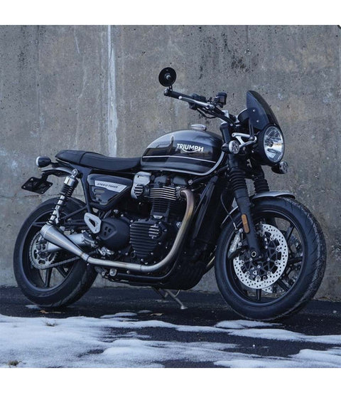 Scarico per Speed Twin 1200 - Thruxton 1200 - Saturn V Brushed - cafetwin
