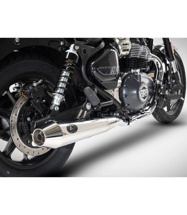 Exhaust for Super Meteor 650 MY 23 - Slip-Ons - Zard - cafetwin