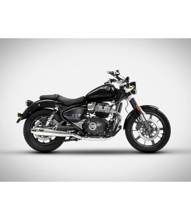 Exhaust for Super Meteor 650 MY 23 - Slip-Ons - Zard - cafetwin