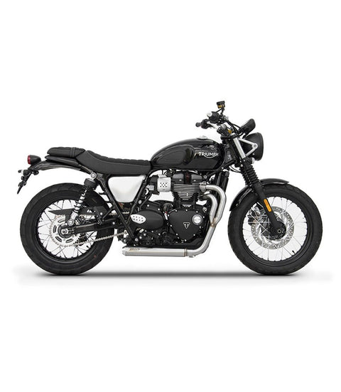 Scarico per Triumph Street Scrambler dal 2016 - 2 in 1 Completo - Zard - cafetwin