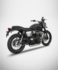 Scarico per Triumph Street Scrambler dal 2016 - 2 in 1 Completo - Zard - cafetwin