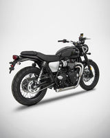 Exhaust for Triumph Street Scrambler from 2016 - Full 2 in 1 - Zard - cafetwin