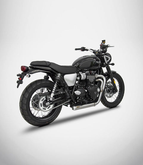Scarico per Triumph Street Scrambler dal 2016 - 2 in 1 Completo - Zard - cafetwin