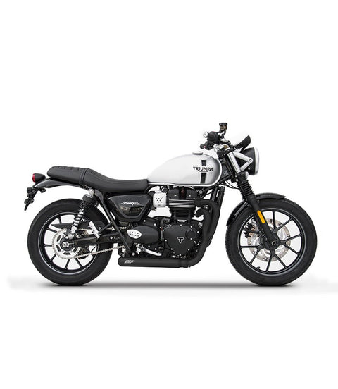 Scarico per Triumph Street Twin dal 2016 - 2 in 1 Completo - Zard - cafetwin