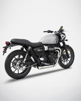 Exhaust for Triumph Street Twin from 2016 - 2 in 1 Full System - Zard - cafetwin