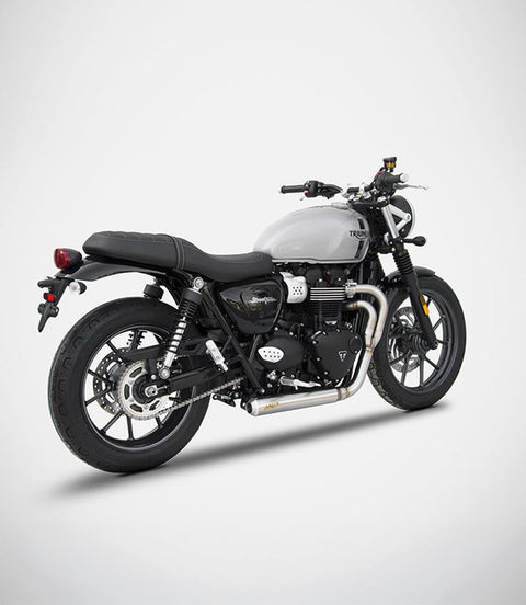 Scarico per Triumph Street Twin dal 2016 - 2 in 1 Completo - Zard - cafetwin