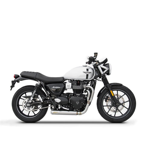 Scarico per Triumph Street Twin dal 2016 - 2 in 1 Completo - Zard - cafetwin